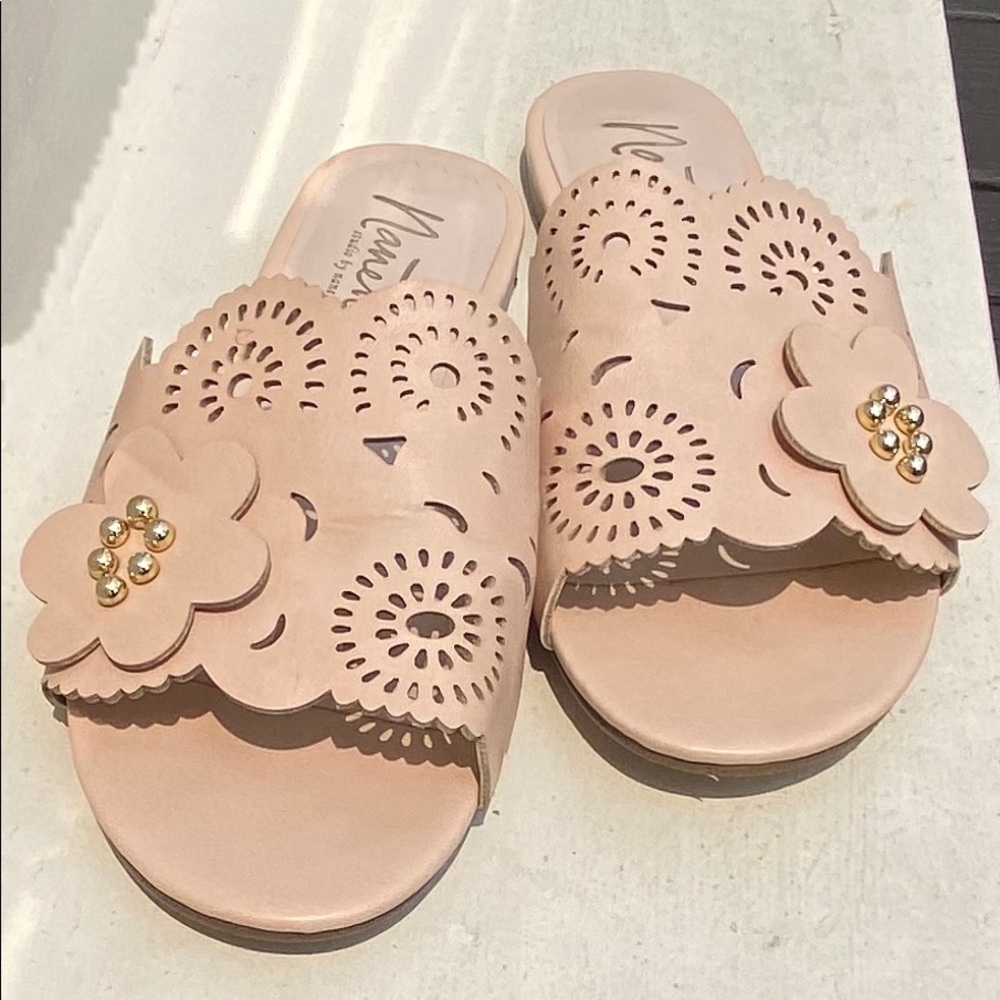 Nanette Lepore blush pink Vicky Slide Sandal
